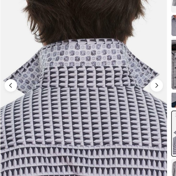 Robert Graham The Francis Cool Minaret checks effect long sleeve shirt Size Med. - Picture 5 of 16